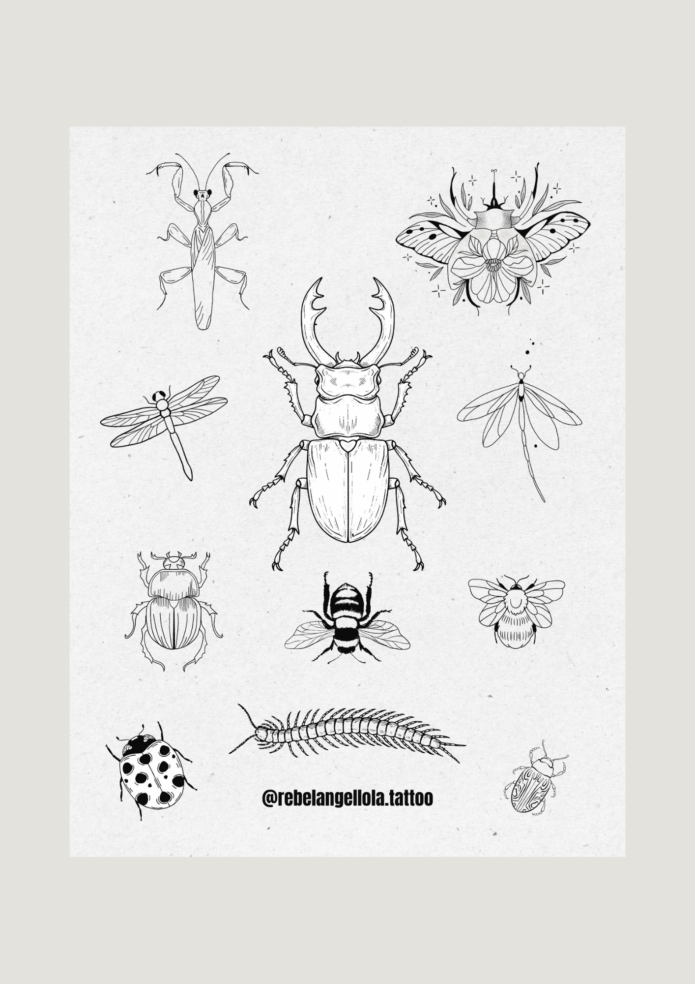 Wanna Do Sheet – Insekten